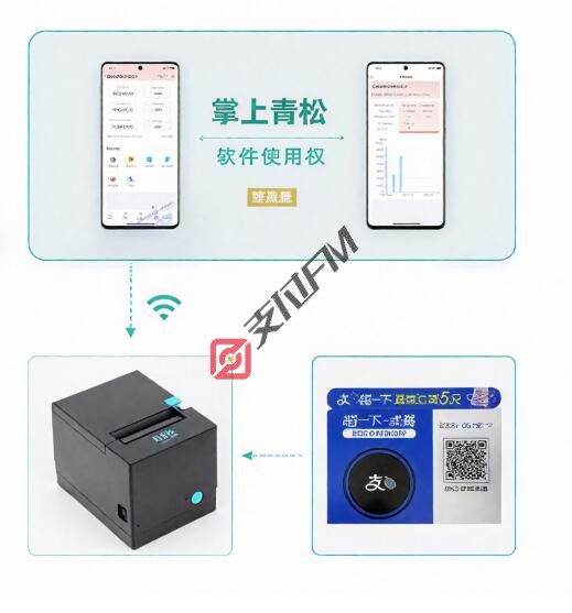 掌上青松扫码点餐套装仅适用于茶饮,轻快餐,重餐 80云打印机